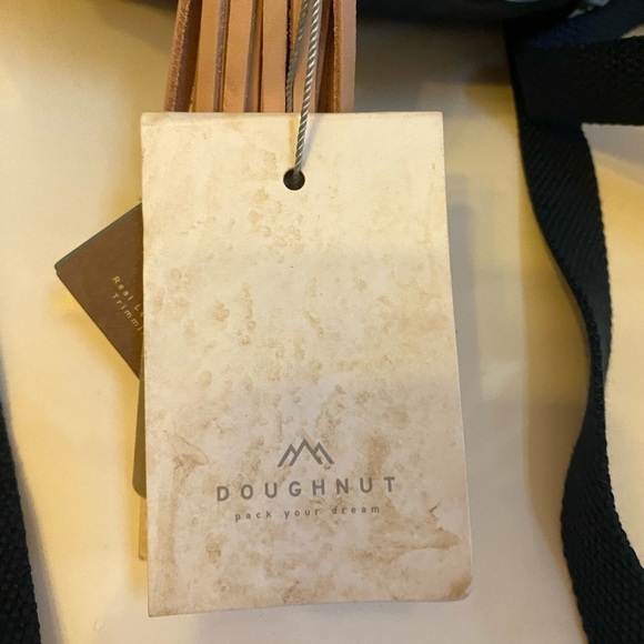 NWT BLUE & TAN MINI BACKPACK/HANDBAG - Picture 3 of 13